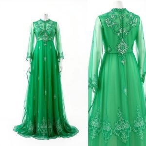 Net Maxi Frock with Sequin Work